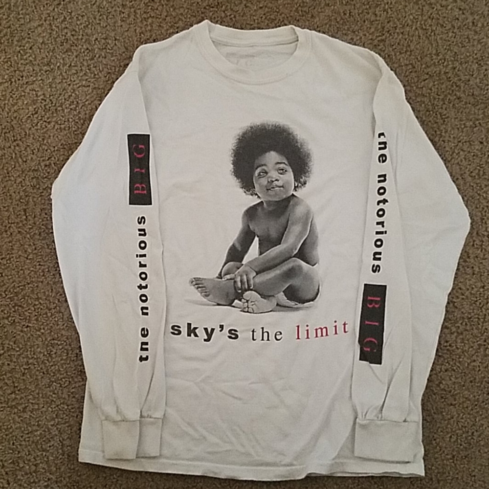 Notorious B.I.G.'s Sky's The Limit long sleeve